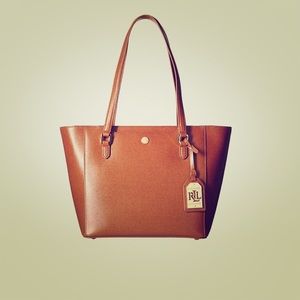 🆕 Lauren Ralph Lauren Newbury Halee Tote NWT
